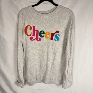 Shiraleah Graphic "Cheers" Sweater